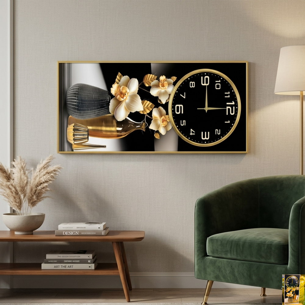 Tableau-Horloge murale décorative