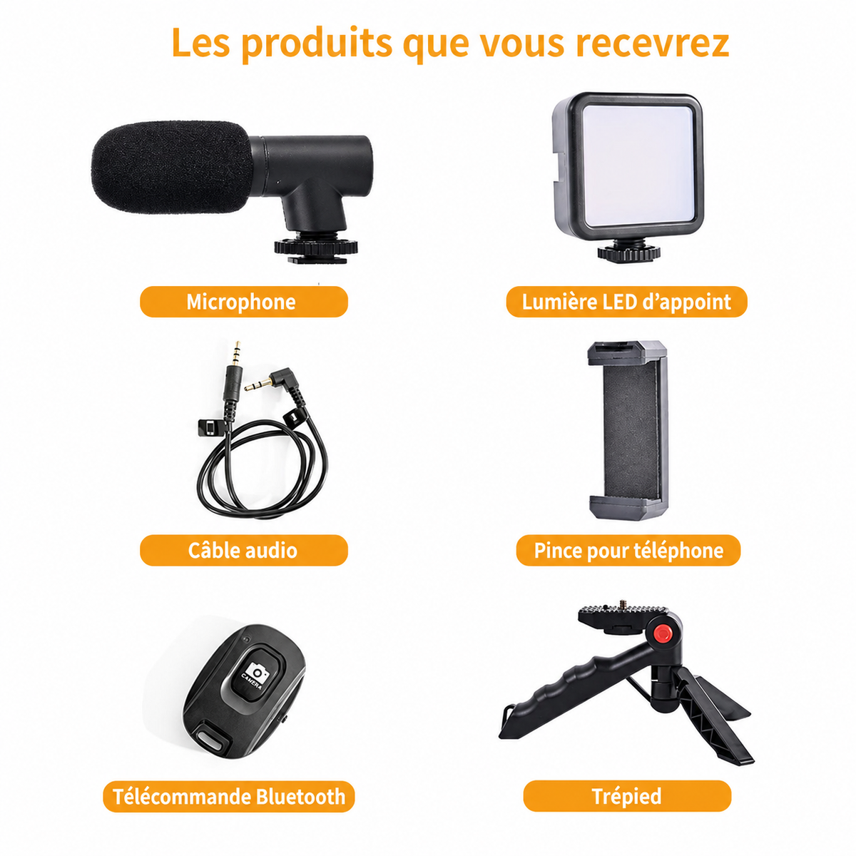 Kit de vlogging pour smartphone
