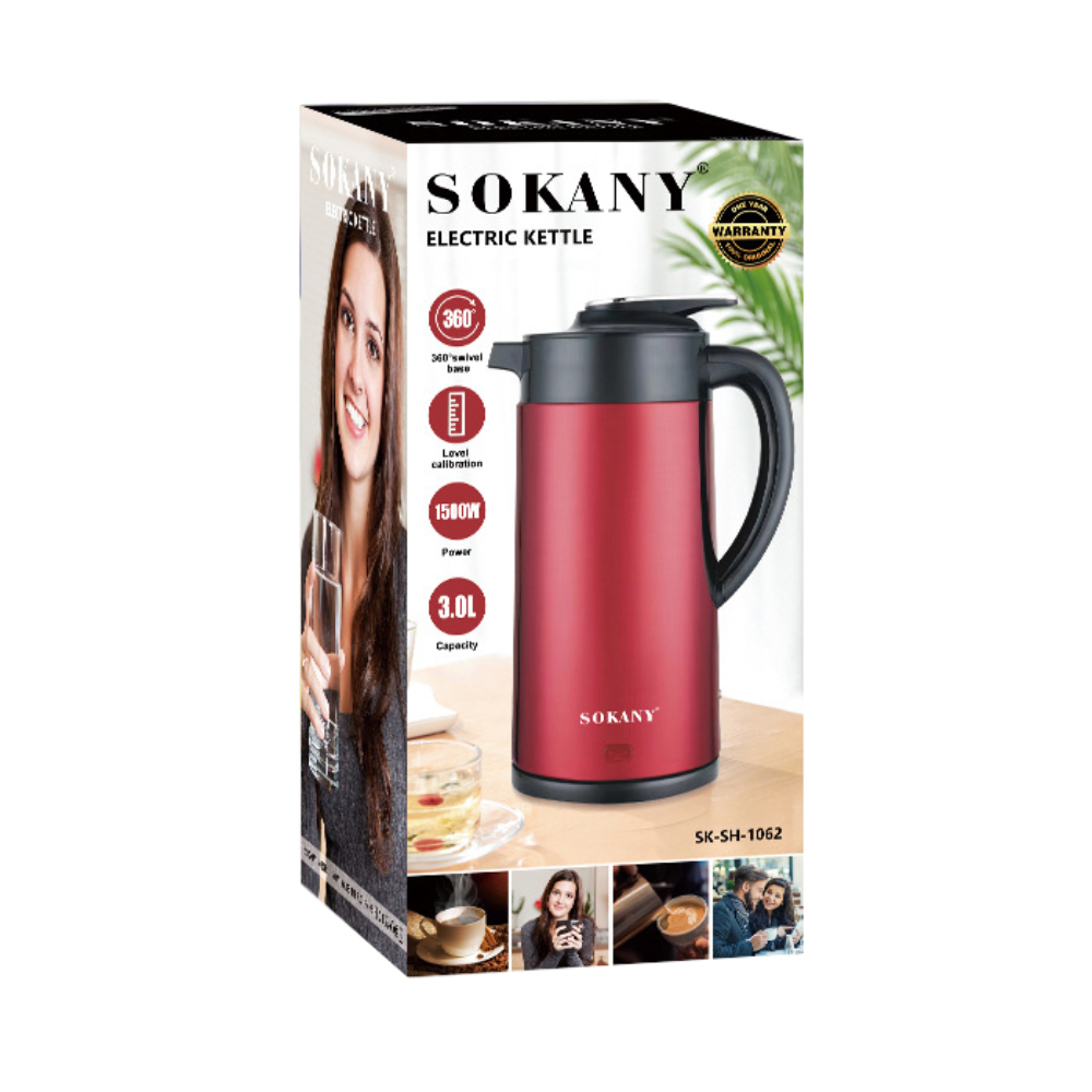 Bouilloire Thermos Électrique 3L
