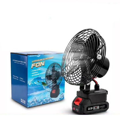 Ventilateur à 2 batteries rechargeables