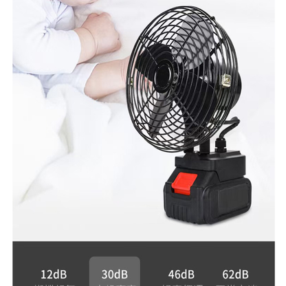 Ventilateur à 2 batteries rechargeables