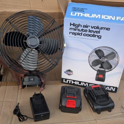 Ventilateur à 2 batteries rechargeables
