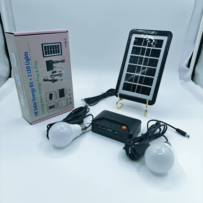 Kit d'éclairage solaire 4-en-1