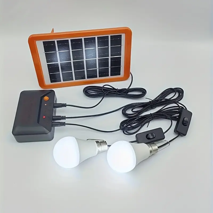 Kit d'éclairage solaire 4-en-1
