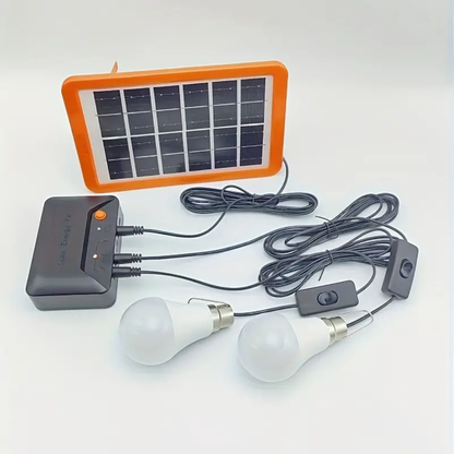 Kit d'éclairage solaire 4-en-1