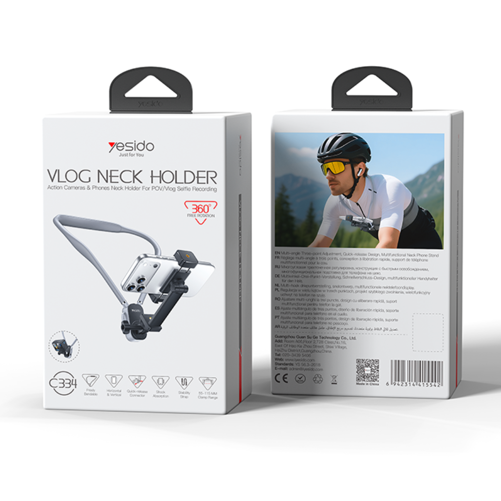 Support de cou flexible pour téléphone