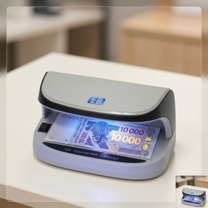 Détecteur de faux billets portable rechargeable