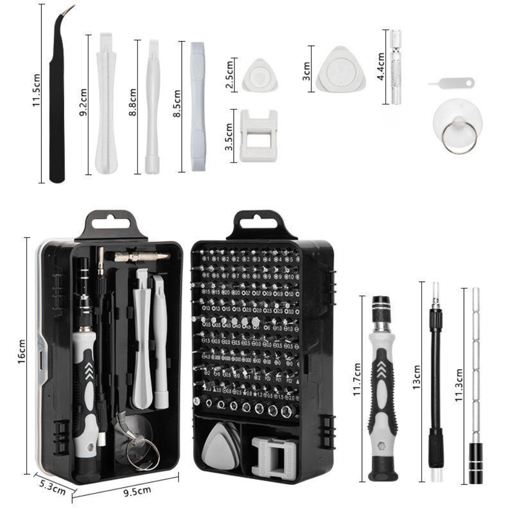 Kit de tournevis 115 en 1