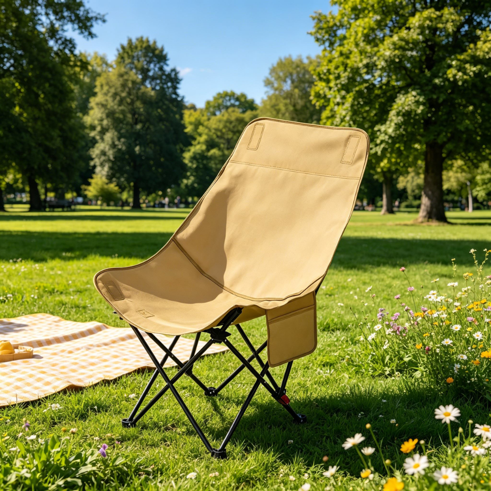 Chaise de camping pliante