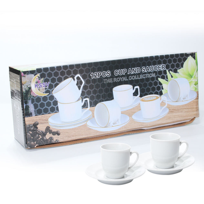 Ensemble de tasses et sous-tasses