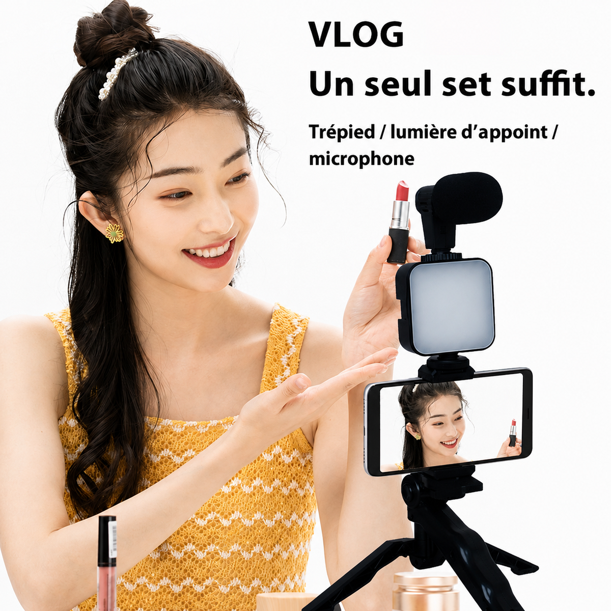 Kit de vlogging pour smartphone