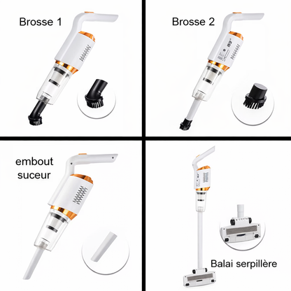 Aspirateur balai sans fil 3-en-1