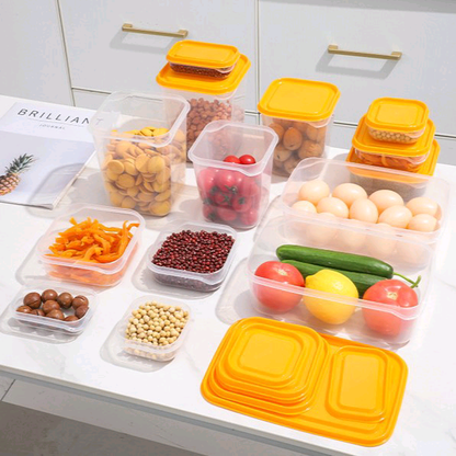 17 Conteneurs alimentaires en plastique